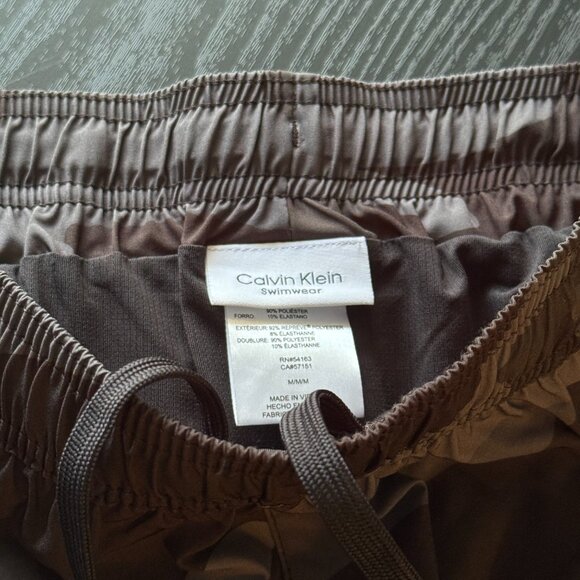 Men's 7 Inch Calvin Klein Swim Trunks - Picture 3 of 5